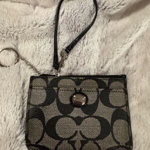 Coach Signature Skinny ID Wallet